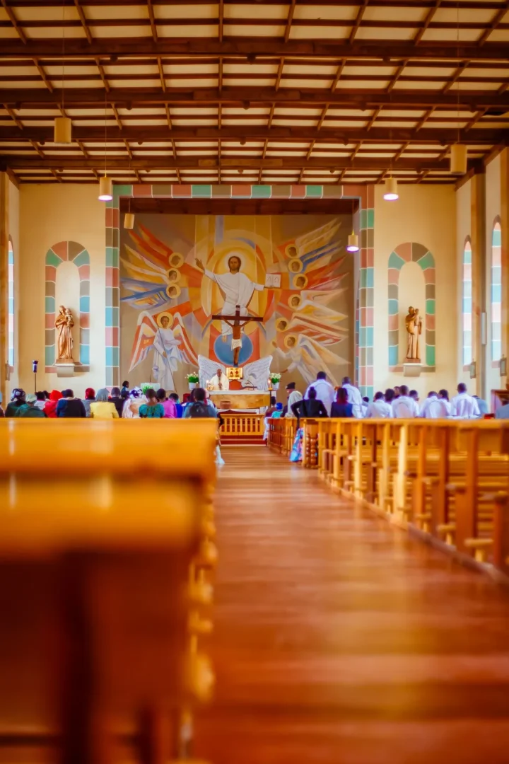 Sanctuary congregation gathered